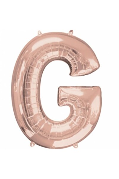 Shop Carnaval Balon literă G, Rose Gold, 41 cm