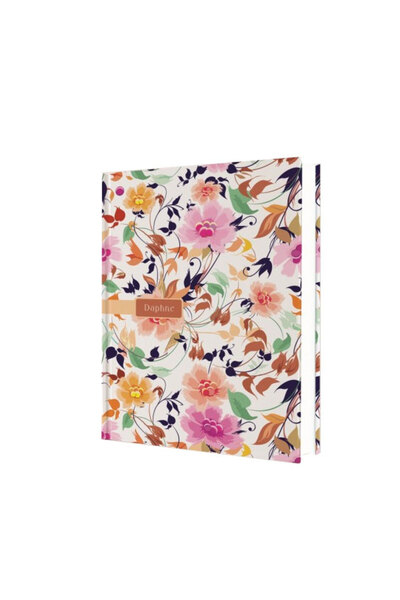 DEFFTER DAPHNE / SUMMER 16.5x23,5 SERT KAPAK ÇİZGİSİZ DEFTER 96YP.