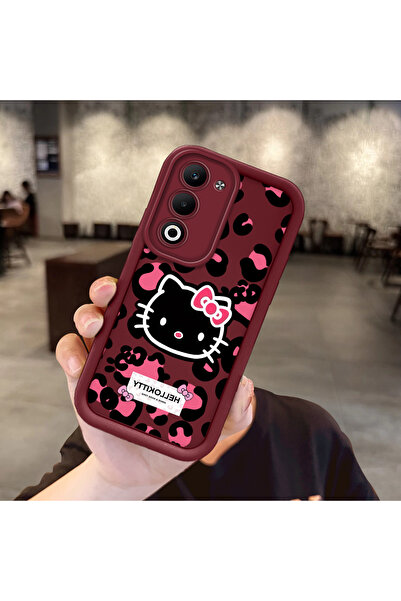 ucuc Oppo A5 4G/5G Uyumlu Darbeye Dayanıklı Kamera Korumalı Bordo Silikon Bas...