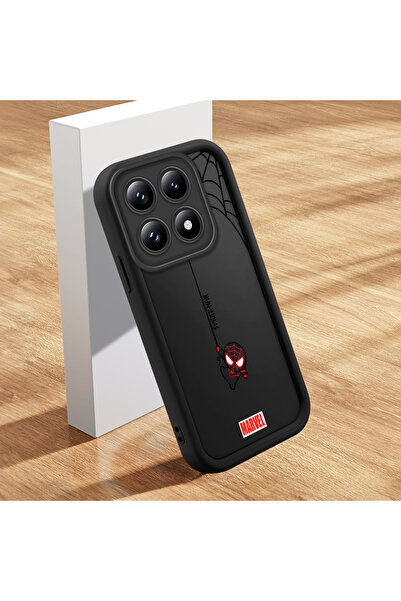 Hontinga Mi 14T Pro Uyumlu Kılıfı İnce Yumuşak Silikon Telefon Kılıfı Spiderm...