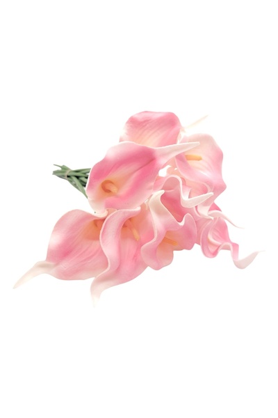 AFO Μπουκέτο με 10 Κάλλες Σιλικόνης Ροζ Λευκό