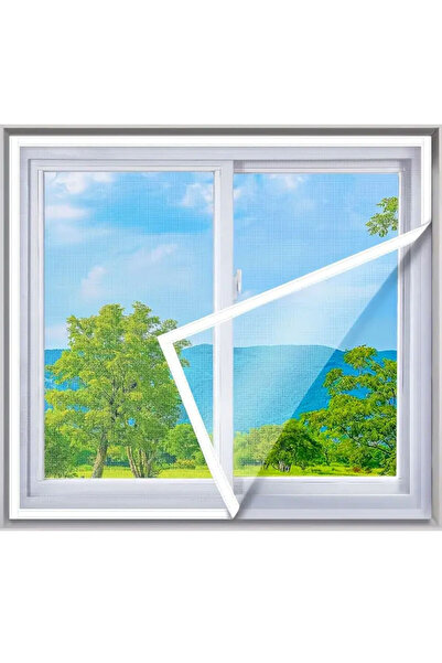 SERSIMO Insect screen, for window, hook-and-loop fastening, adjustable size, ...