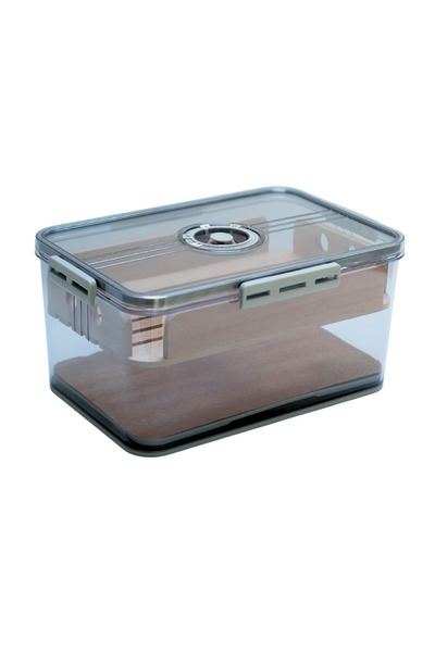 Parmida Şeffaf Humidor Puro Saklama Kutusu PHUM0272