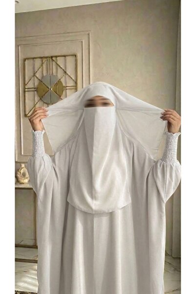 ISHRAQAT AL-AMAL Islamic 2-Piece Jilbab or Hijab or Abaya with Multi-Colored ...