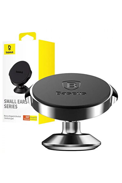 Baseus Suport auto magnetic Small Ears Series, Tip Vertical, Negru