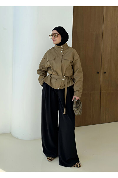 MODA AKSA 03 PREMİUM KEMERLİ ZR CEKET TRENÇ