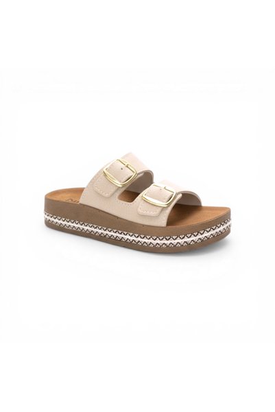 POLEN All-Day Comfort: Women's Casual Sandals with Anatomical Soles and Adjustable Buckles