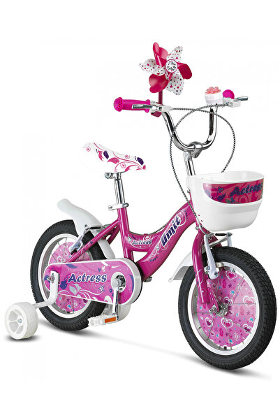 Ümit 1464 ACTRES-BMX-SEPET-V-KIZ ÇOCUK BİSİKLETİ 14 JANT PEMBE