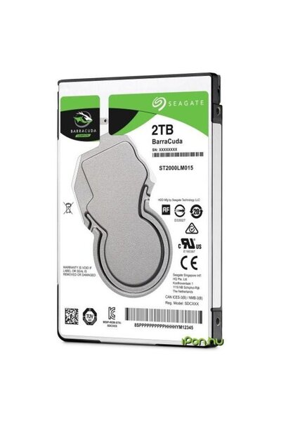 Seagate Hard Disk Notebook Barracuda, 2tb, 5400rpm, 128mb, Sata Iii (St2000lm...