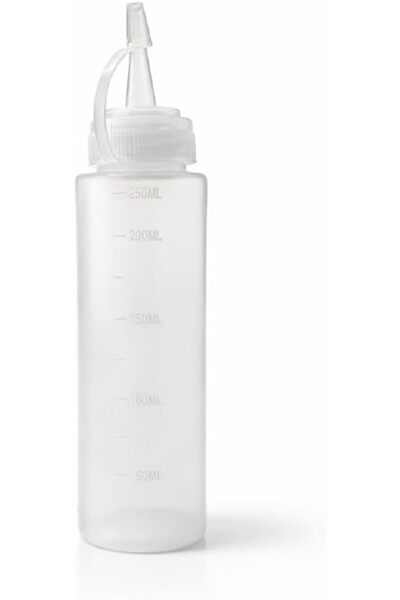 Ideal Pack 250ml Plastic Oil Dispenser Bottle with Nozzle Cap