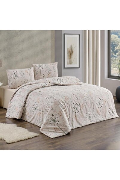 Kristal Σετ Παπλωματοθήκη Διπλού Μεγέθους Ranforce Pearl Brown