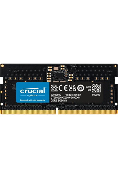 Crucial Μνήμη DDR5 SODIMM 16GB/5600 CL46 (16Gbit)