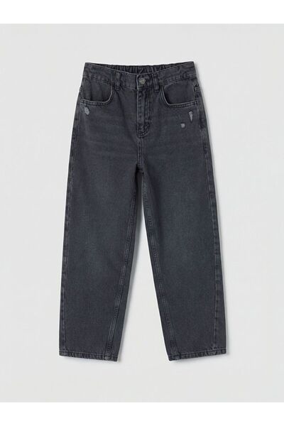 LC Waikiki Παιδικό τζιν παντελόνι LCW με φαρδιά εφαρμογή για αγόρια