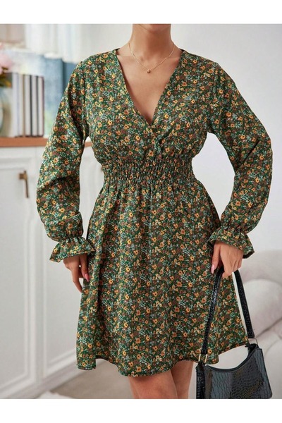 Iuliashop Rochie scurtă multicoloră Melanie - M