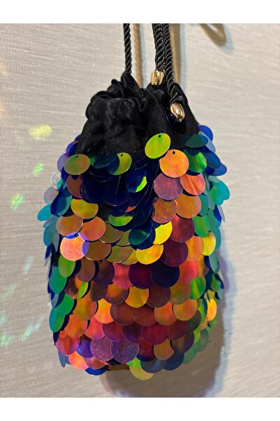 MODA Pullu Çocuk Çanta-Yandan Askılı Çanta-Kız Çocuk Özel Gün Çanta