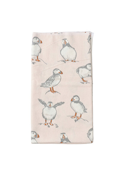 MiniKids Τυπωμένη λεπτή πάνα Delta Bird, ροζ