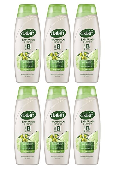 Dalan Olive Oil Repairing Care Shampoo 450 ml X 6 Pieces