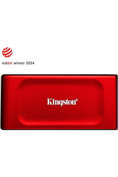 Kingston SSD extern, Kingston, XS1000R, 1TB, 1050 MB/s, USB 3.2 Gen 2, Rosu