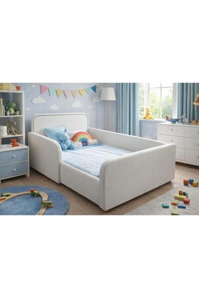 Puf Bebe Montessori serisi_ Puff Çocuk ve Bebek yatağı 90x190 ölçüde (İç yata...