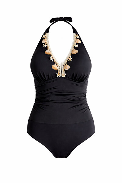 SAILOR moda Costum de baie pentru femei Sea Star cu decolteu în V