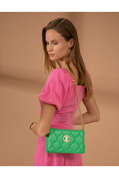 Pierre Cardin Σμαραγδένια Τσάντα Χιαστί 50276443-VR055