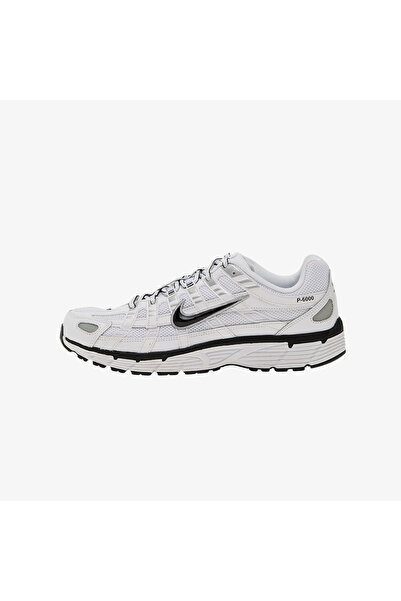 Nike P-6000 Λευκό Μεταλλικό Ασημί Μαύρο