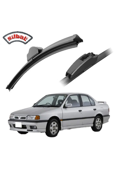 Nisaan Primera 1990-1996 Muz Tipi Araca Özel Ön Silecek Takımı (Sol/Sağ) 530mm - 480mm Siyah