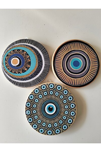 ZeyMin Art Nazarlık temalı 3lü duvar süsü