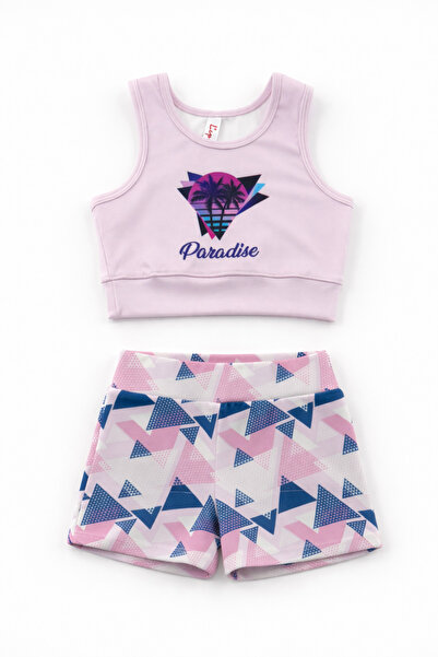 Beniizle Yaprak Με σχέδιο με τύπωμα Κοριτσίστικο Σετ Μπικίνι Μαγιό