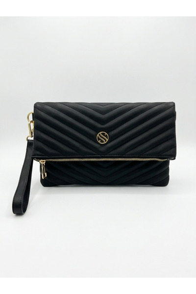 Sanmorris Γυναικεία τσάντα χιαστί με καπιτονέ σχέδιο από συνθετικό δέρμα, με ...