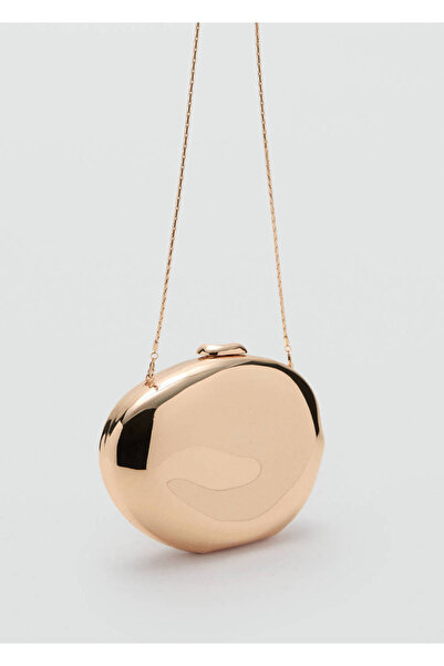 MANGO Woman Oval clutch çanta