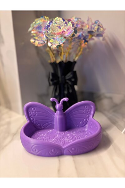 MİR STORE Decorative Organizer Plate with Butterfly Figure |   Jewelry & Acce...