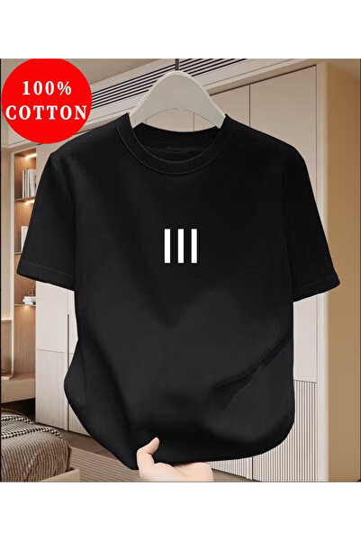 NOURAM Men's 100% Cotton T-Shirt with a Round Neck, Simple and Stylish Design...
