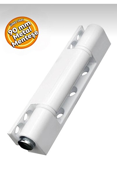İLHAN Pvc Pimapen Kapı Menteşesi 90 mm Metal Beyaz Menteşe