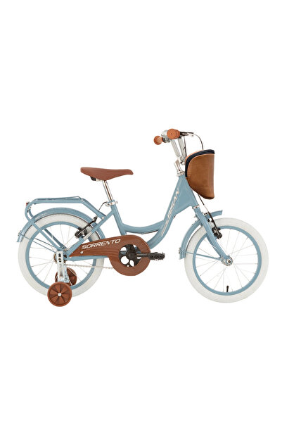 Bisan SORRENTO-S KIZ ÇOCUK BİSİKLETİ 26CM 16 JANT BEBE MAVİ SİLVER