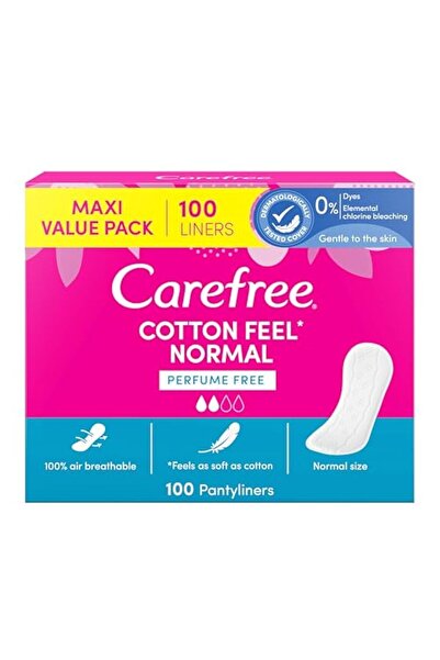 Carefree Normal Parfümsüz 100'lü Günlük Ped