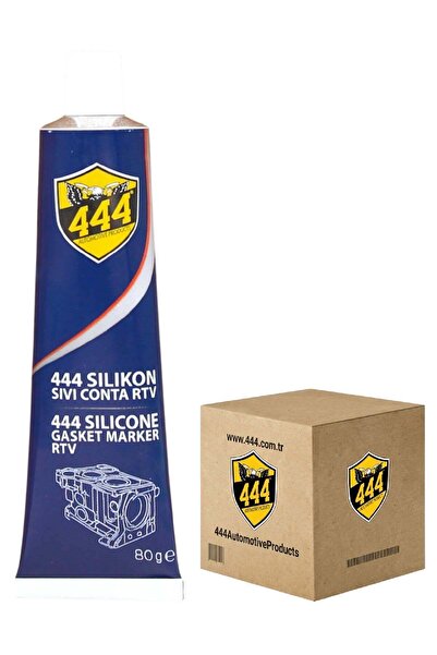 Silikon Sıvı Conta RTV Nötr Kürlenmeli Yüksek Isıya Dayanıklı (+300°C) 80 gr - 12 Adet Paket