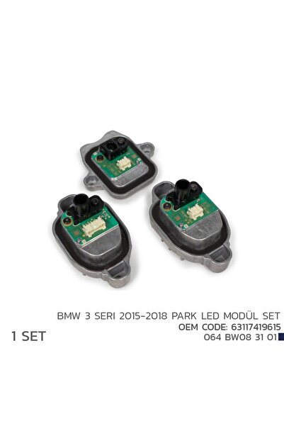 Niken BMW 3 Serisi F30 Park Led Modül Set 2015-2018 63117419615