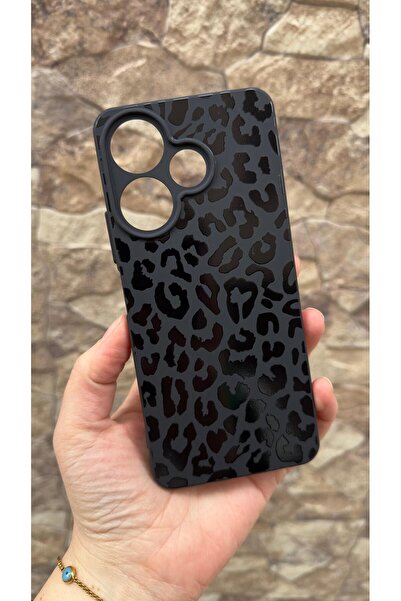 Vip Case İNFİNİX HOT 30 Uyumlu Leopar Desenli Silikon Darbe Emici Klasik Koru...