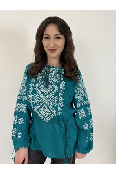 OEM Traditional Blouse Women TM2151 *Geometric Patterns*