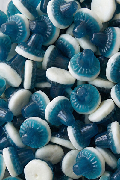 SWEETO Jelly Mushroom Mantar Şekilli Gummy Şeker 1000g (1 KG) Avantajlı Paket