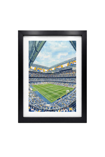 KAYNOCK Matchday: Madrid, Stadyum, Poster Tablo Siyah Çerçeve