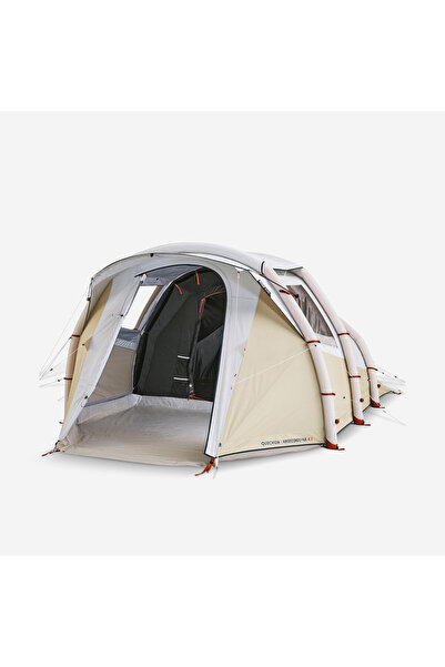 Decathlon 4 Kişilik Kamp Çadırı - Bej - Air Seconds 4.1 Fresh & Black