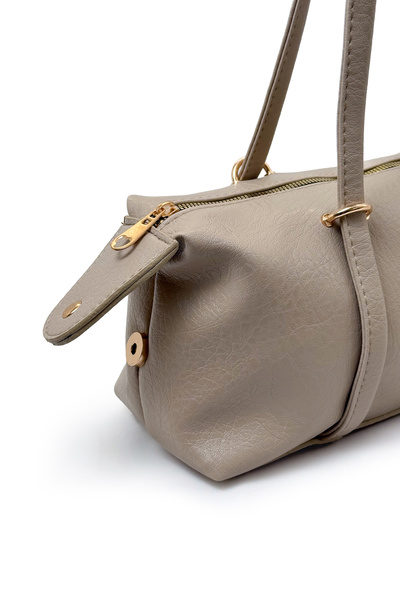 GLONDY Elegans Faux Leather Women's Shoulder Bag Mink
