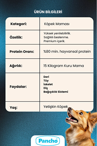 PANCHO Köpek Maması Modelleri, Fiyatları 2026