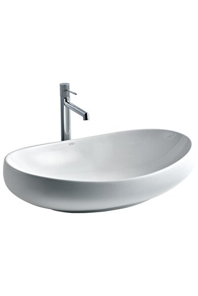 LENA E-5257 Tezgah Üstü Porselen Lavabo