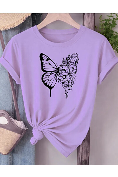 Pink Sky Premium Oversize T-Shirt 100% Βαμβάκι Unisex Άνετη Εφαρμογή Τάση Νέα...
