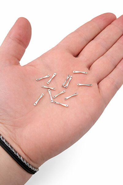 FlowerAksesuar Takı Ara Parçası Nikel Metal Bağlantı Aparatı 2x14 mm – Bilekl...