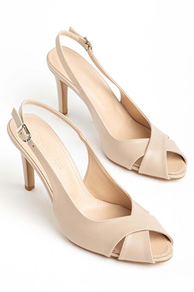 Dilimler Ayakkabı Γυναικεία πέδιλα με τακούνι σε μεγάλο μέγεθος, παπούτσια nu...