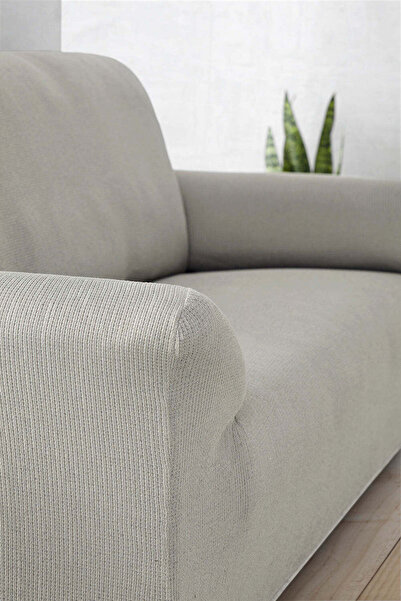 Sofazip Husă elastică pentru canapea Mondo, culoare ivory Canapea 2 locuri (130 - 180 cm)
